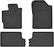 Frogum Σετ Μπροστινά και Πίσω Πατάκια 4τμχ για Toyota Yaris 2011+ Μαύρα