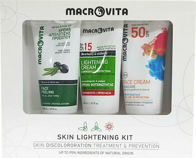 Macrovita Skin Lightening Σετ Περιποίησης με Κρέμα Προσώπου