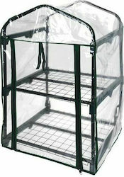 00100111 Seed Propagator with Metal Frame and Shelves 50x45x80cm