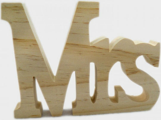 Faitakis Pack Mrs Wooden Plates 15x11cm 1pcs