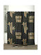 Bath Time Shower Curtain 180x180cm Black