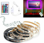 Waterproof LED Strip Power Supply 12V RGB Length 2x5m with Remote Control SMD5050