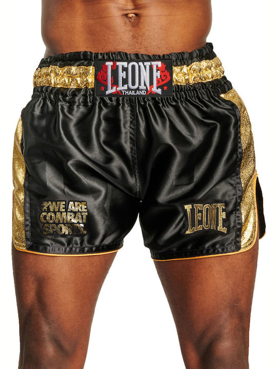 Leone Shorts Kick/Thai-Boxen Schwarz