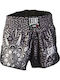 Leone Mandala Shorts Kick/Thai-Boxen Schwarz