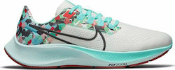 Nike Air Zoom Pegasus 38 Γυναικεία Αθλητικά Παπούτσια Running Πολύχρωμα