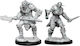 WizKids Dungeons & Dragons Nolzur's Marvelous Miniatures - Bugbear Male Barbarian & Bugbear Female Rogue Unpainted Figure