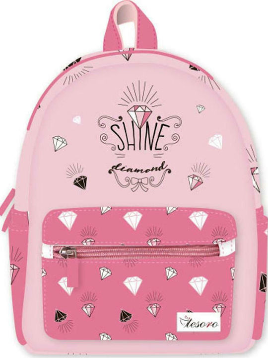 Diakakis Diakakis School Backpack Kindergarten Pink 5L 21 x 10 x 26cm