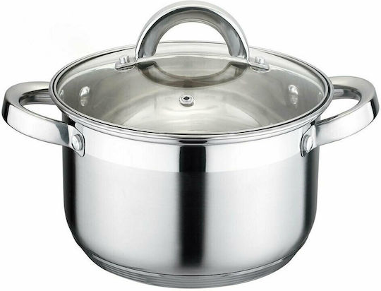 Kaisa Villa Deep Stainless Steel Pot 2.1lt / 16cm