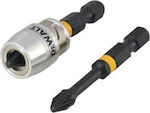 Dewalt Adapter with Input HEX and Output Bit Holder 2pcs DT70536T