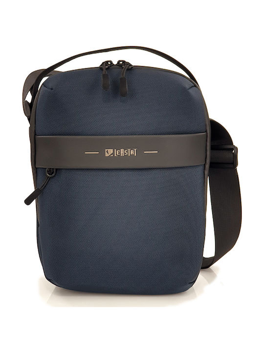 Leastat LT3003 Ανδρική Τσάντα Ώμου / Χιαστί σε Μπλε χρώμα