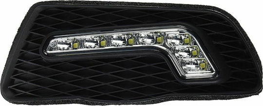 Rectangle Daytime Running Lamps Car Mercedes-Benz C Class 2pcs