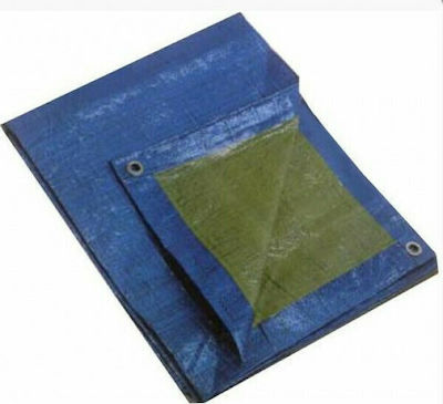 Krausmann Waterproof Tarpaulin 65gr/m² 5x8m. Light Type Blue