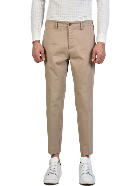 Pantaloni chinos cu elastic Xagon Bej