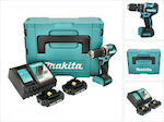 Makita Percussive Drill Driver Battery Brushless 18V 2x2Ah