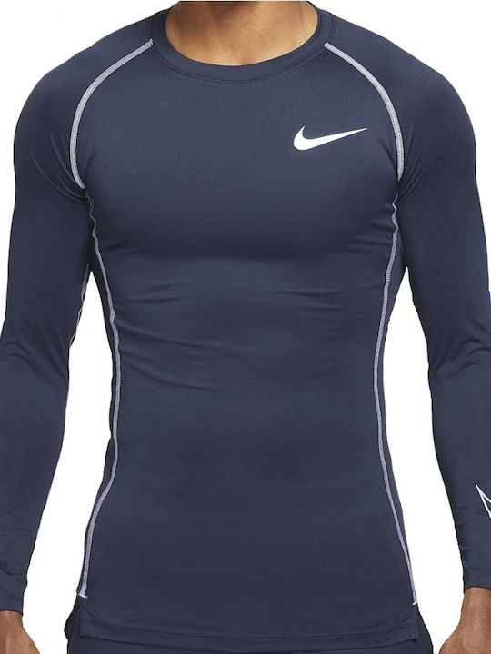 Pro Dri-fit Dri-Fit Long Sleeve Athletic Blouse Obsidian