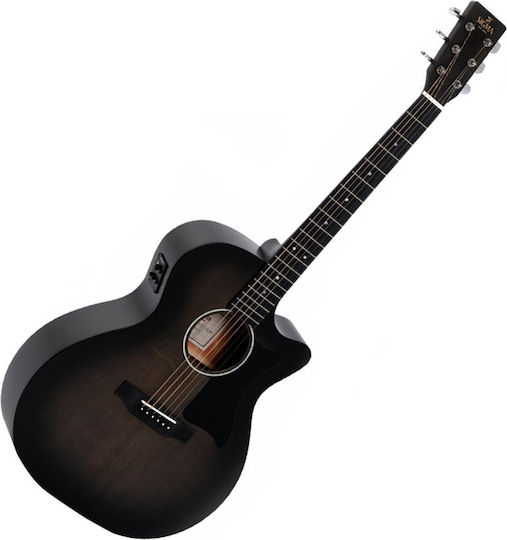 Sigma Guitars Ηλεκτροακουστική Κιθάρα GMC-STE-BKB Cutaway Black
