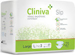 GEH Global Etiquette Hygiene Cliniva Slip Incontinence Diapers Large 21pcs