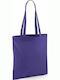 Westford Mill W101 Baumwolle Einkaufstasche in Lila Farbe