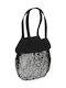 Westford Mill W150 Βαμβακερή Τσάντα για Ψώνια Δίχτυ σε Μαύρο χρώμα