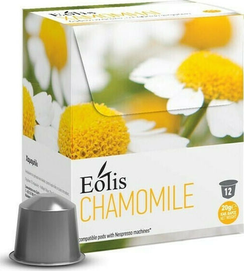 Eolis Κάψουλες Ρόφημα Βοτάνων Chamomile Συμβατές με Μηχανή Nespresso 12caps