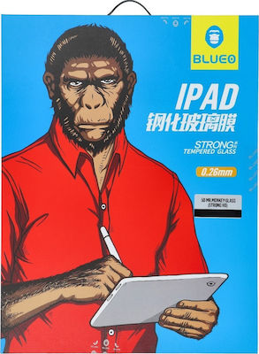 Blueo 5D Mr Monkey Strong HD Gehärtetes Glas (iPad Pro 2017 10,5” / Air 2019)