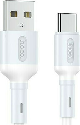 Hoco X65 Prime USB 2.0 Cable USB-C male - USB-A male White 1m