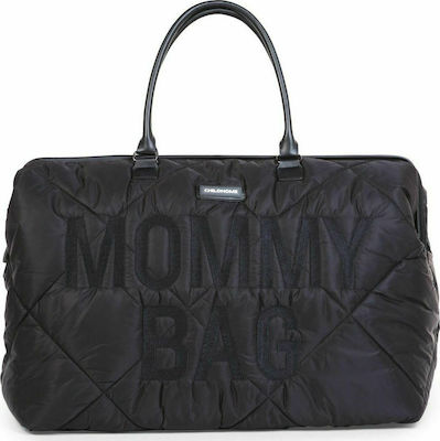 Childhome Τσάντα Μαιευτηρίου Ώμου/Χειρός Mommy Black 55x30x40εκ.