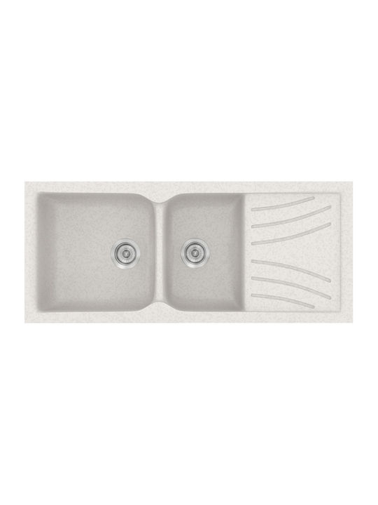 Sanitec Classic Undermount Sink Left Synthetic ...