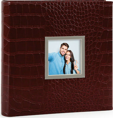 Hofmann Album for 200 Photos Photos of Size 10x15cm Bordeaux made of Leatherette 23x22cm