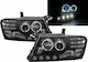 Front Lights Angel Eyes for Mitsubishi Pajero 2pcs