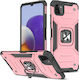 Wozinsky Kickstand Tough Cover Samsung Back Cover Πλαστικό Ροζ (Galaxy A22 5G)