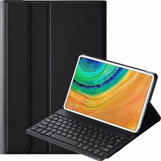 Tech-Protect Smartcase Flip Cover with Keyboard in English US Blacη (MatePad Pro 10.8)