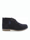 Must Suede Navy Μπλε Ανδρικά Μποτάκια