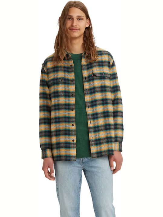 Levi's Meteorite Дълъг Ръкав Overshirt Широка К...