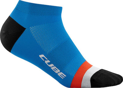 Cube Cycling Socks Blue Teamline