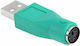 DM Pro Convertor USB-A masculin în PS/2 feminin Verde 1buc DM-0502-1