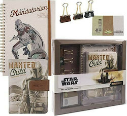 Cerda Star Wars The Mandalorian Kinder Schreibwarenset mit Notizbuch 6Stück