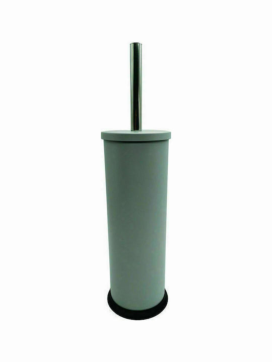 Marva Metallic Toilet Brush Gray