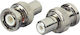 KAL Electronics Μετατροπέας BNC male σε RCA female Ασημί 1τμχ CP21-02-076