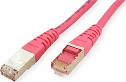 Roline 21.15.1379 S/FTP Cat.6 Καλώδιο Ethernet 7m Ροζ