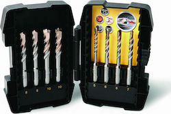 Stanley Fat Max Set of 8 Drills Carbide with SDS Plus Shank for Masonry