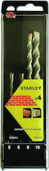 Stanley Set of 4 Drills for Masonry