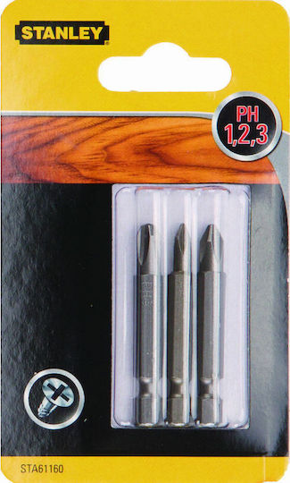 Stanley Set 3 Screwdriver Bits