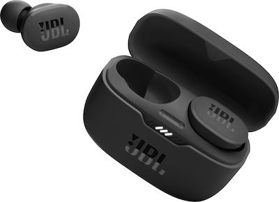 JBL Tune 130NC In-Ear Bluetooth-Freisprecheinrichtung Kopfhörer mit Schweißresistenz und Ladeetui Schwara