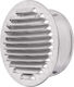 Karkon Vent Louver 10x10cm Round with Screen