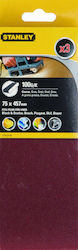 Stanley Sanding Belt K100 75x457mm 3pcs -XJ