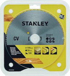 Stanley Wood Cutting Disc 190mm
