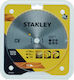 Stanley STA10215 Cutting Disc Wood 190mm with 100 Teeth 1pcs