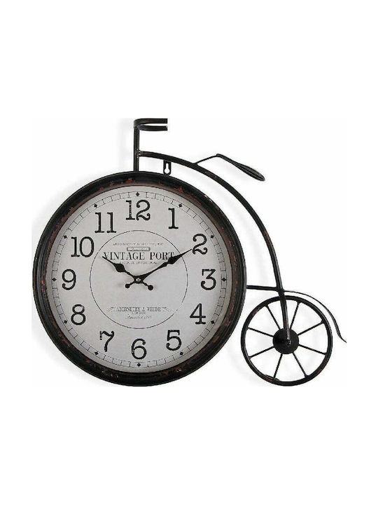 BigBuy Bicycle Античен стенен часовник Металик Ø60см S3406336