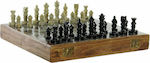 DKD Home Decor Rosewood Σκάκι από Ξύλο με Πιόνια 30.5x30cm